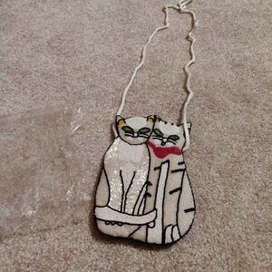 New in bag Lee Sands cat handbag